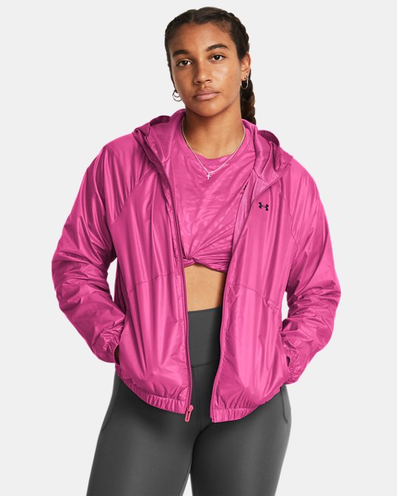 UA SportStyle Windbreaker Jacke für Damen, Pink, pdpMainDesktop image number 0